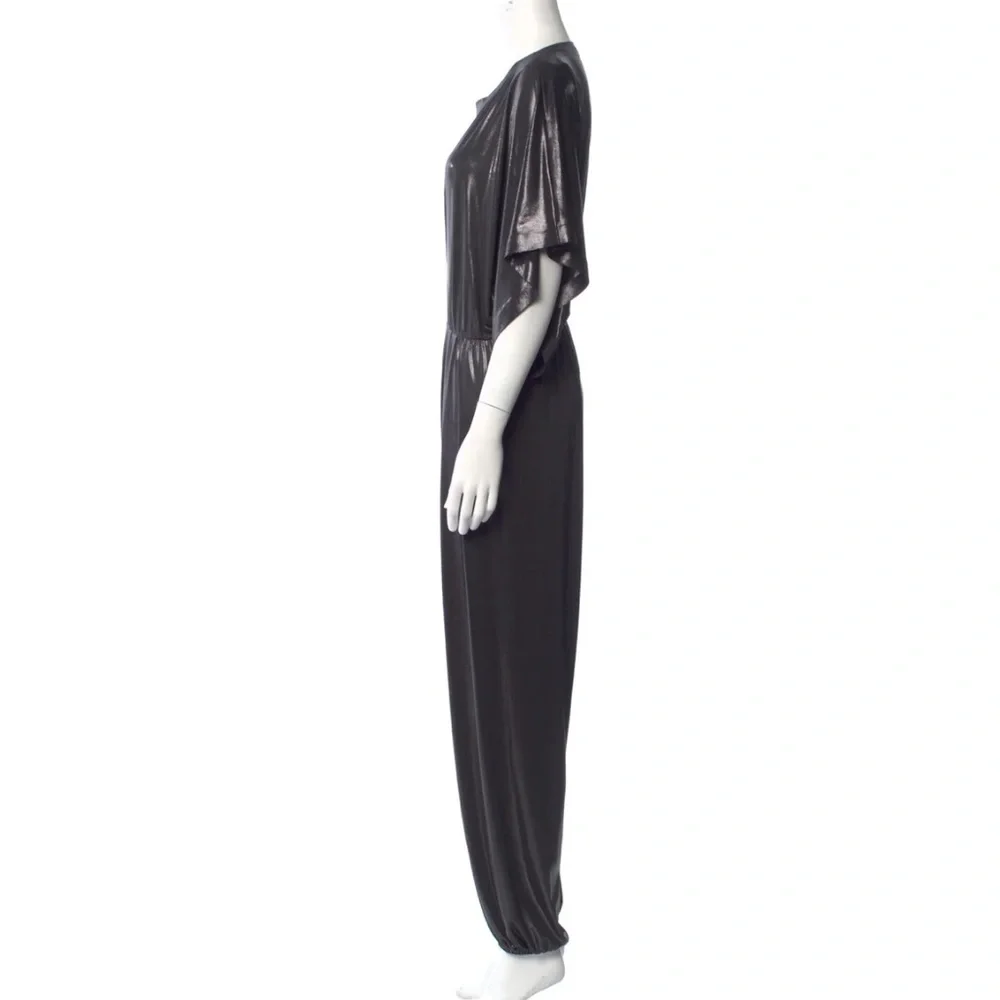 Norma Kamala Black Rectangle Jog Jumpsuit - Picture 6 of 7